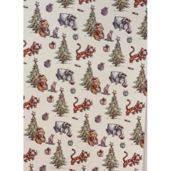 WINNIE THE POOH CHRISTMAS BLANKET - Picture 3 of 6